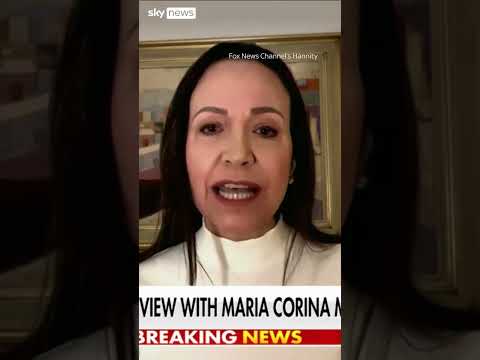 Machado: Venezuelan people grateful to Trump for intervention