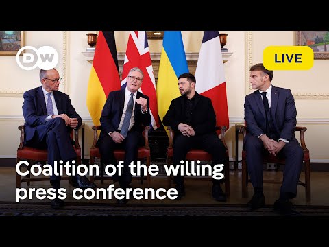 Live: Zelenskyy, Macron, Starmer and Merz press conference | DW News