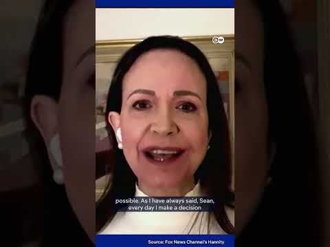 Venezuelan opposition leader Machado vows to return home ‘as soon as possible’ | DW News