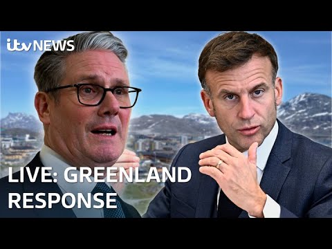 Watch LIVE as Starmer and Macron meet in Paris, while Trump reasserts Greenland claim | ITV News