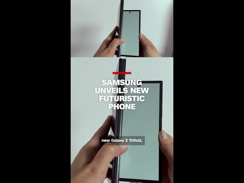 Samsung unveils new futuristic phone