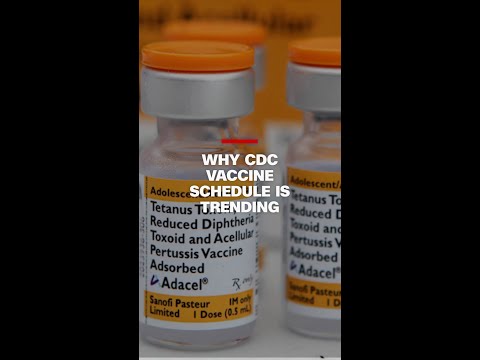 Why CDC vaccine schedule is trending
