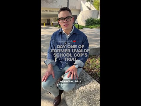 Day one of former Uvalde school cop’s trial