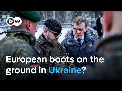 Europe pledges to deploy troops to Ukraine if a  ceasefire deal is reached | DW News