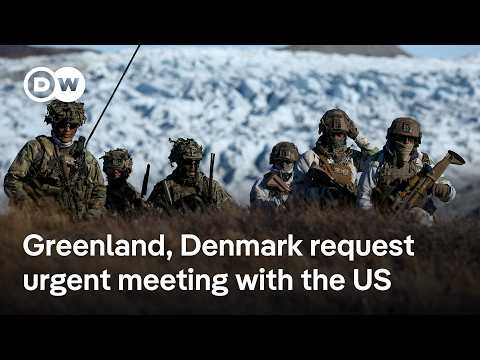 US says using military is ‘always an option’ for acquiring Greenland | DW News