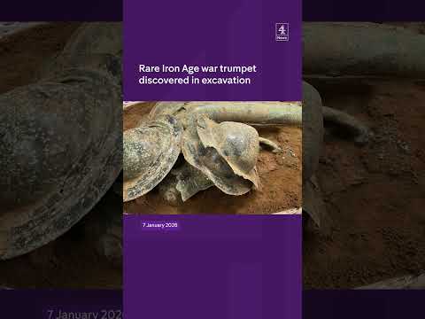 Iron Age war trumpet discovered