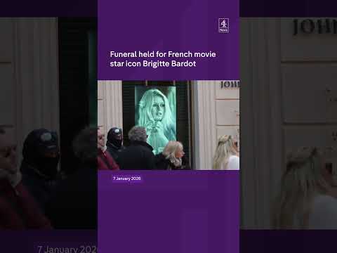Funeral held for French movie icon Brigitte Bardot