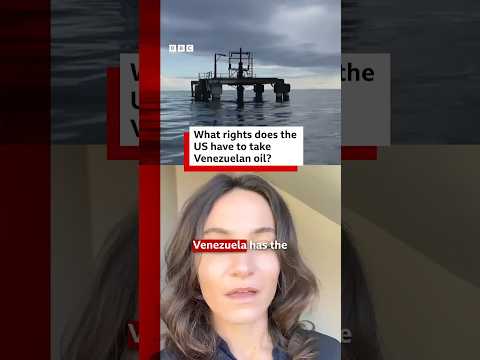 What rights does the US have to take Venezuelan oil? #Venezuela #Oil #BBCNews