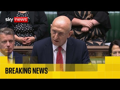 Emergency statement in Commons after UK armed forces support US seizure of tanker