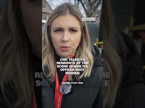 CNN talks to residents at the scene where ICE officer shot woman