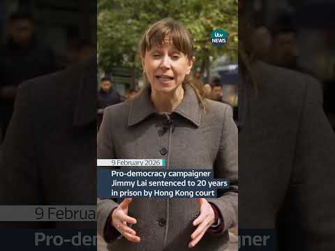 Jimmy Lai has been sentenced to 20 years in prison #itvnews #jimmylai #hongkong