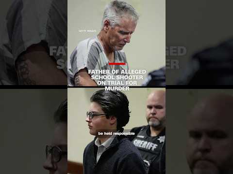 Father of alleged school shooter on trial for murder