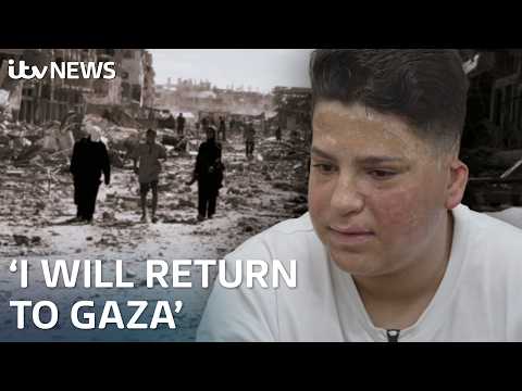 We spoke to injured Palestinians who dream of returning to Gaza | ITV News