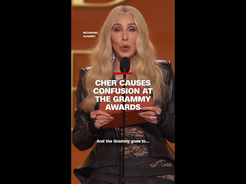 Cher causes confusion at the Grammy Awards