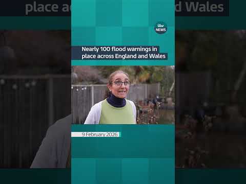 Nearly 100 flood warnings in place across England and Wales with more rain expected tonight