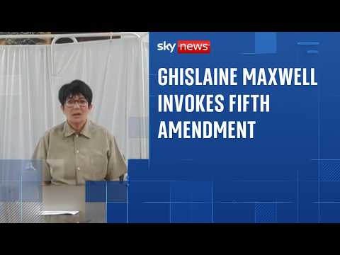 Ghislaine Maxwell refuses to answer questions about Epstein in congressional hearing