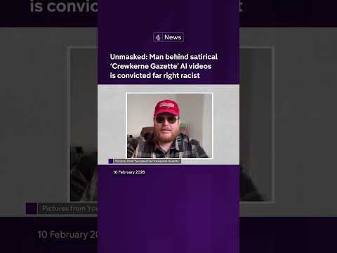 Unmasked: Man behind satirical ‘Crewkerne Gazette’ AI videos is convicted far right racist