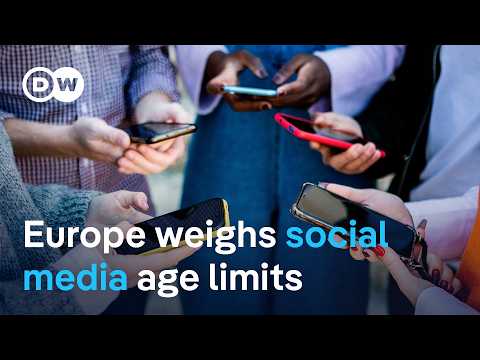 Which European countries are considering banning social networks for children? | DW News