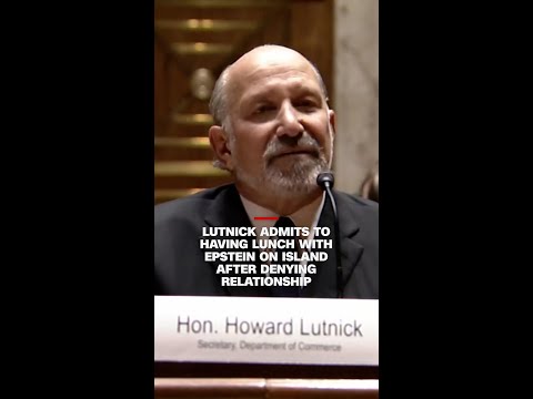 Lutnick admits to having lunch with Epstein on island after denying relationship