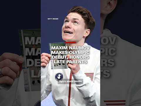 Maxim Naumov makes Olympic debut, honors late parents