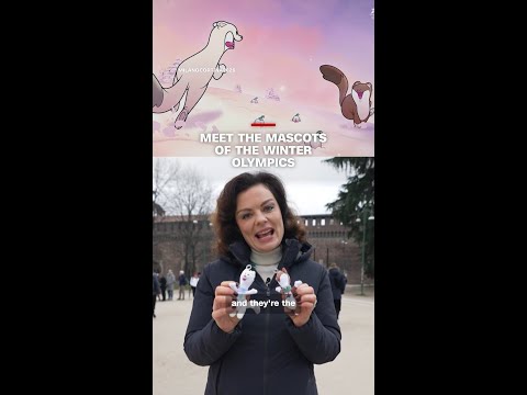 Meet Tina and Milo: the mascots of the Winter Olympics