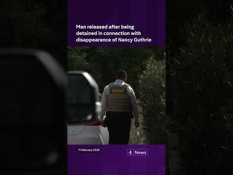 Man released after being detained in connection with disappearance of Nancy Guthrie