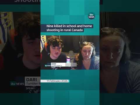 Nine killed in school and home shooting in rural Canada | ITV News