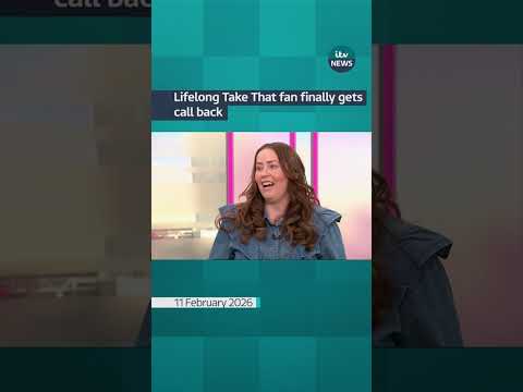 Take That fan gets a special phone call, years after giving her number to the band | ITV News