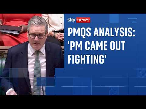 PMQs: ‘Keir Starmer is in fight mode’ | Beth Rigby analysis