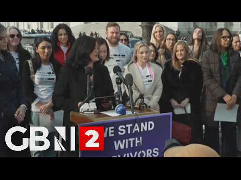 WATCH: Epstein survivors with Democratic Women’s Caucus news conference