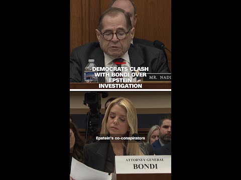 Democrats clash with Bondi over Epstein investigation