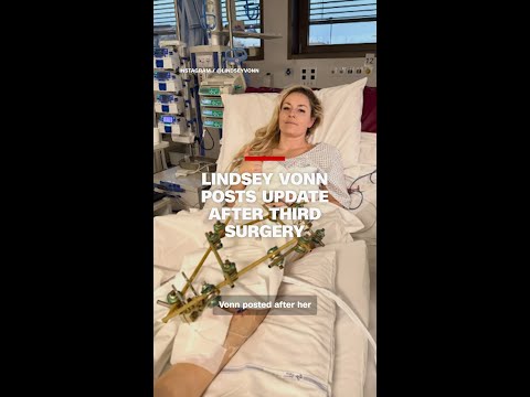 Lindsey Vonn posts update after third surgery