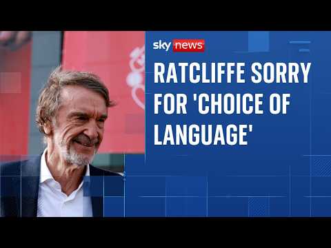 Sir Jim Ratcliffe ‘sorry choice of language has offended some people’ after UK ‘colonised’ comments