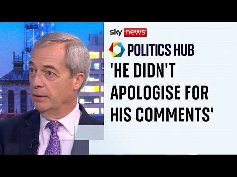 Ratcliffe colonisation comments ‘correct’, says Farage