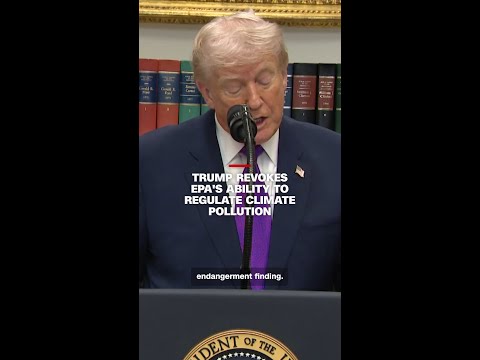 Trump revokes EPA’s ability to regulate climate pollution