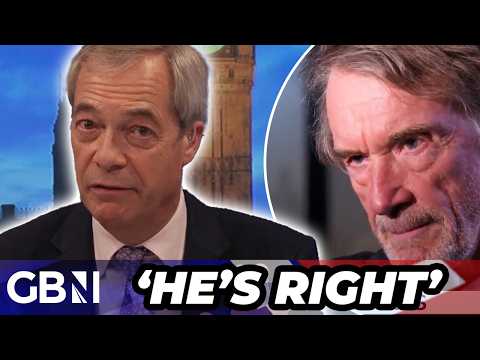 ‘He’s right!’ | Nigel Farage BACKS Sir Jim Ratcliffe’s comments on Britain’s immigrants