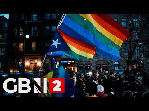 WATCH: New Yorkers hoist Pride flag at Stonewall National Monument