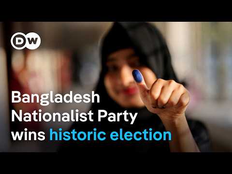 Bangladesh Nationalist Party (BNP) claims election win in Bangladesh | DW News