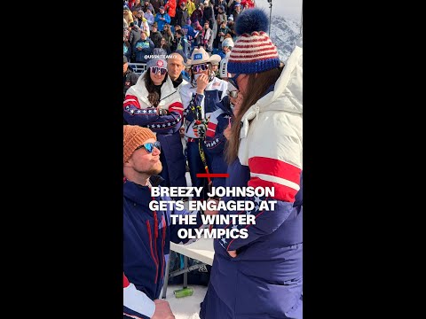 Breezy Johnson gets engaged at the Winter Olympics