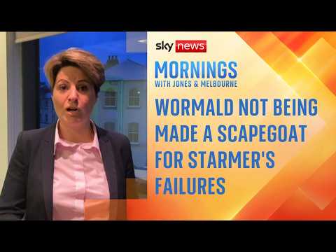 Minister: Wormald not being made a scapegoat for Starmer’s failures