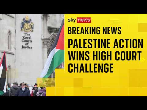 Palestine Action wins High Court challenge over group’s ban as terrorist organisation