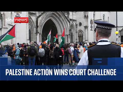 Palestine Action wins High Court challenge over group’s ban as terrorist organisation