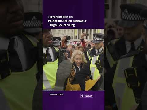 Terrorism ban on Palestine Action ‘unlawful’