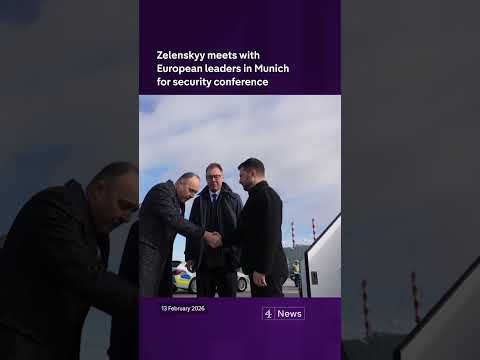 Zelenskyy meets with European leaders in Munich