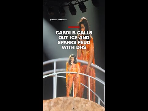 Cardi B calls out ICE and sparks feud with DHS