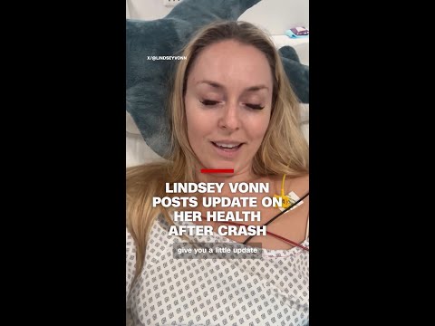 Lindsey Vonn posts update on her health after crash