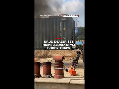 Drug dealer set ‘Home Alone’ style booby traps