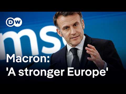 Macron at Munich Security Conference: ‘Europe has to learn how to be a geopolitical power’ | DW News