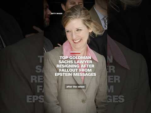 Top Goldman Sachs lawyer resigning after fallout from Epstein messages