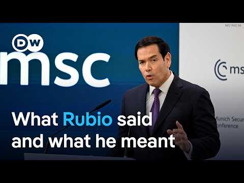 Rubio says Europe and the US ‘belong together’: What does he mean? | DW News
